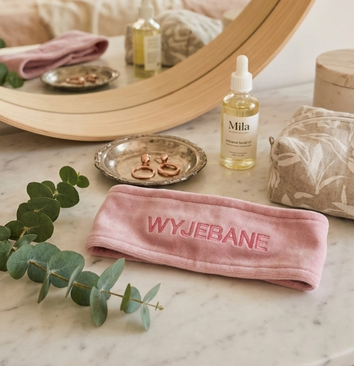 Opaska kosmetyczna „Wyjebane”