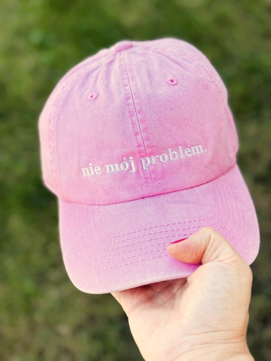 Czapka z daszkiem "Nie mój problem."