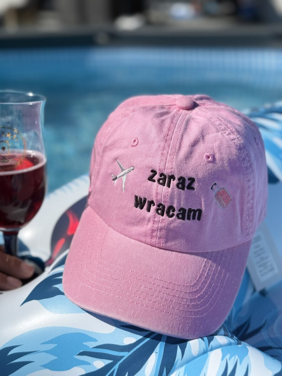 Czapka z daszkiem "Zaraz wracam"